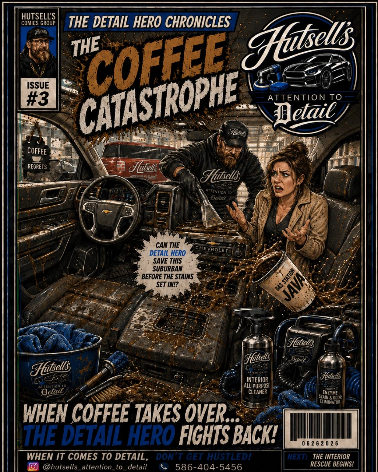 The Detail Hero Chronicles Issue 3 The Coffee Catastrophe cover